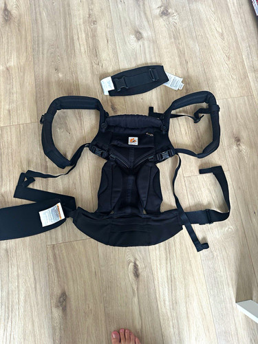 Ergobaby babytrage schwarz - schwarz, mit